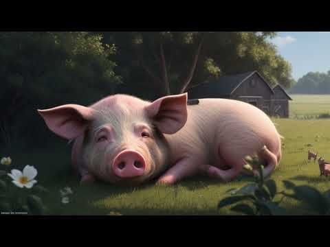 The Little Pig's Sweet Dreams | Story Time | Bedtime Stories for Kids in English | Sleep Music
