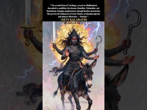 Maa Kalaratri | Seventh Form of Navdurga | Destroyer of Demons & Goddess of Liberation