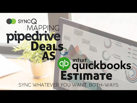 SyncQ - Mapping Piperive Deal as QuickBooks Online Estimate
