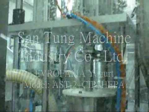 Yogurt cup filling sealing machine model#AST-2