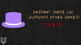 Flex Ugc Instant Snipe Ugc Script