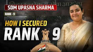70th BPSC Topper's Talk | Upasna Sharma Rank 9 | SDM | Strategy, Mains & Interview Guidance