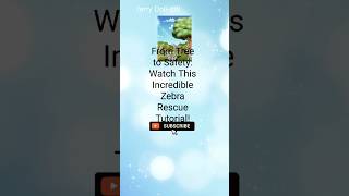 "Zebra Rescue Story | Brave Animal Heroes in Action"👍💕#shortstory #wildliferescue #trendingshorts