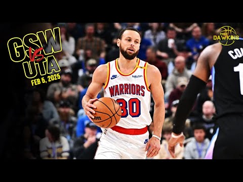 Golden State Warriors Full Team Highlights vs Jazz | Feb 5, 2025 | FreeDawkins