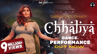 Chhaliya | Sapna Choudhary Dance Performance | New Haryanvi Songs Haryanavi 2024