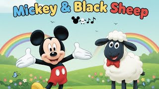 🐭🎶🐑 Mickey Mouse & Baa Baa Black Sheep | Kids Poem 🌟” @Thekidspoems-j1k 