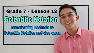 Grade 7 : Lesson 12 - Scientific Notation