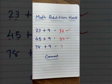 Easy Math Tricks Never Taught in School! #maths #mathstricks #mathematics 🧠🔥