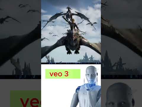Veo 3 Google: Dragon War in the Sky Realm – Epic Firestorm!#Veo3Google #DragonWar#Short