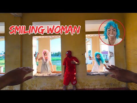 Pro Spider-Man Battles The ILLUSION Smiling Woman in Abandoned High School ( Horror Parkour POV )