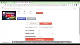 How to export comments and how to draw prizes in the comment area