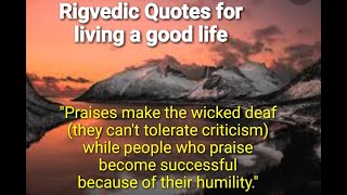 Vedic quotes for living a good life