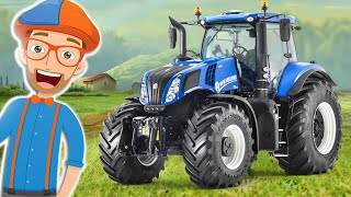 Blippi Tractor Spanish