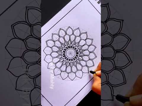 Mandala art for beginners | mandala art | shorts | youtube shorts