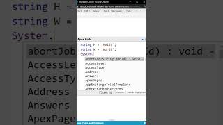 Addition Operator On Strings #coding #apex #salesforce