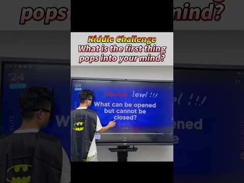 What is the first thing that pops into your mind?#riddles #riddle #challenge #riddlechallenge