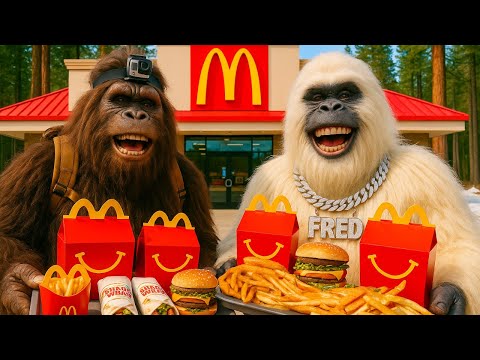 McDonald's Mukbang with Bigfoot and Yeti