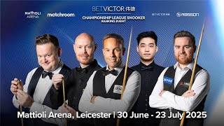 WATCH LIVE | 2025 BetVictor Championship League Snooker Ranking Edition | Table One
