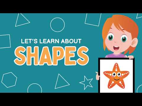 Learn Shapes with Fun Animation for Kids | Circle, Triangle, Square