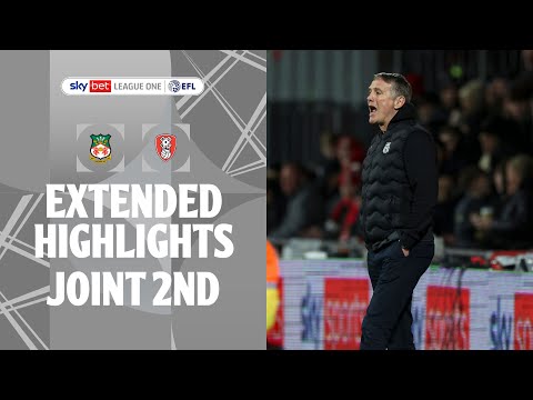 JOINT SECOND! | Wrexham v Rotherham United extended highlights