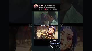 and vi is behind her... rewatch it #arcane #caitlyn #vi #jayce #arcaneleagueoflegends #arcaneseason2