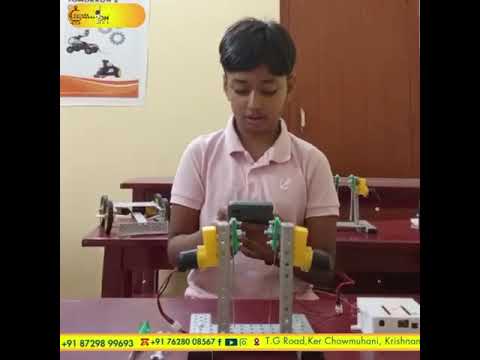 Our young innovator at Future Engineers Agartala #robotics #artificialintelligence #ai #future #tech