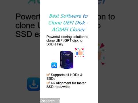 Clone UEFI/GPT Disk to SSD - The Smart Upgrade You Need! #aomeicloner #ssdclone #ssdupgrade #tech