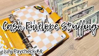 CASH ENVELOPE STUFFING | JULY 2026 PAYCHECK #4 | #cashenvelopesystem  #howtosavemoney  #cashbudget