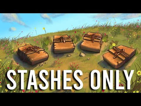I Lived out of Stashes For a Wipe - Solo Rust