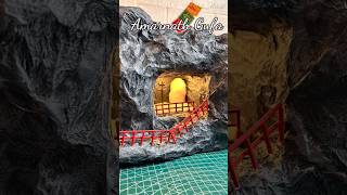 DIY Amarnath Gufa | Mahashivratri  #diy #shorts #craft #amarnath #shivratri #trending #art