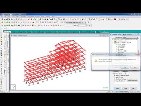 STAAD Pro Tutorials - Analysis & Design of a G+4 Commercial Building Part-2 ( Day 46)
