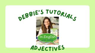 Tutorial 8   Adjectives