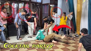 Cocktail partyy में NAGIN🐍😂||Sahil Beyal Vlogs