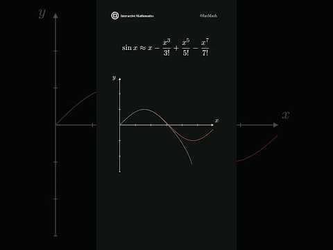 Calculus | Taylor Expansion of sin(x) #calculus #math #mathematics