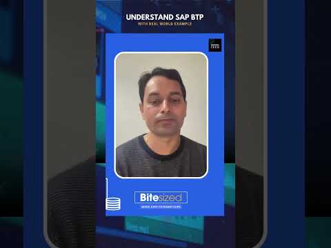 SAP BTP explained through real life examples