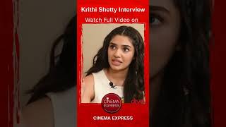 #shorts Krithi Shetty Interview | 'Bangarraju increased my confidence as an actor' | The Warriorr