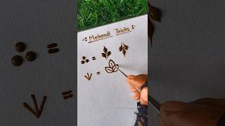 Tips and tricks for leaf mehndi design|| #mehndi #leaf #art #trending  #shorts #ytshorts