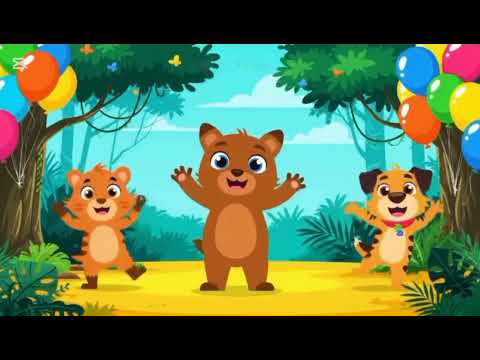 Learn ABC with Dancing Animals 🐊🐻🐱🐶 | A to D Alphabet for Kids | KidsLand