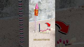 Macthstick Amazing Experiment 🤣💥 Diwali Crackers Testing 🫨#shorts #short #shortvideo #fireworks