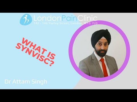 What is Synvisc and how can it be used to treat knee pain?