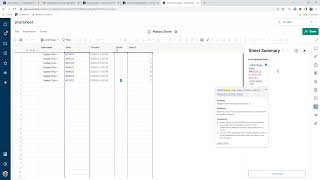 Smartsheet Dashboard | Display Previous Value of a Cell