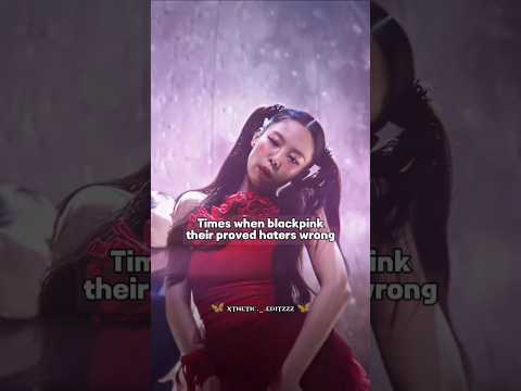 Time when blackpink gave haters a big slap😎 #blackpink #edit #subscribe