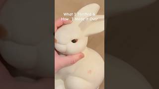 Bunny DIY #thriftflip #diy #springcrafts #spring #diypaint  #springdecor #eastercrafts  #bunny #art