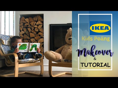 IKEA KIDS POANG MAKEOVER AND SEWING TUTORIAL.