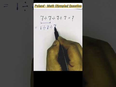 Poland - Math Olympiad Question | Most People Get This Math Problem Wrong! #maths #mathstricks#viral