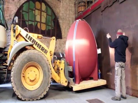 Ankunft der neuen Beton Ovale