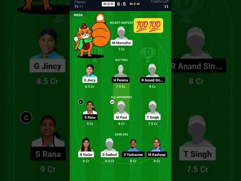 IN-B-W vs IN-C-W Dream11 Prediction, India B Women vs India C Women T20, IN-B-W vs IN-C-W Dream11