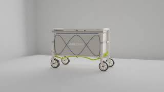 O2 Collapsible Wagon Cart with Canopy Tent