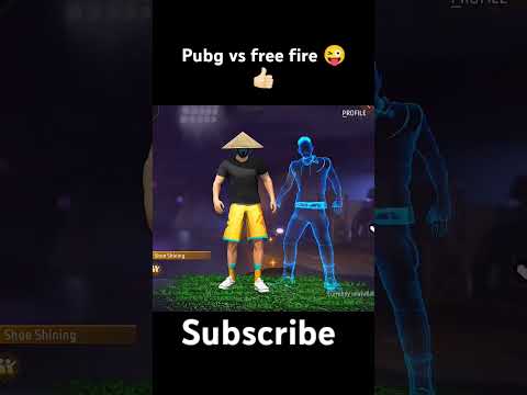 🔥Pubg vs free fire 😜👍🏻#freefire #new #shorts 🔥🔥