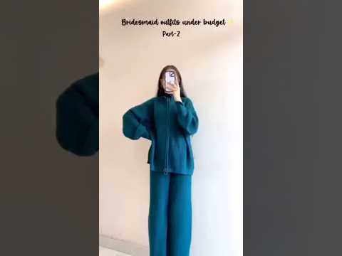 Bridesmaid outfit under budget Part 2 #meesho #flipkarthaul #meeshohaul #myntrakurtihaul #shorts